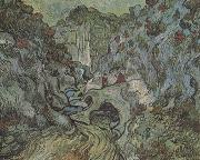 Vincent Van Gogh Les Peiroulets Ravine (nn04) oil painting picture wholesale